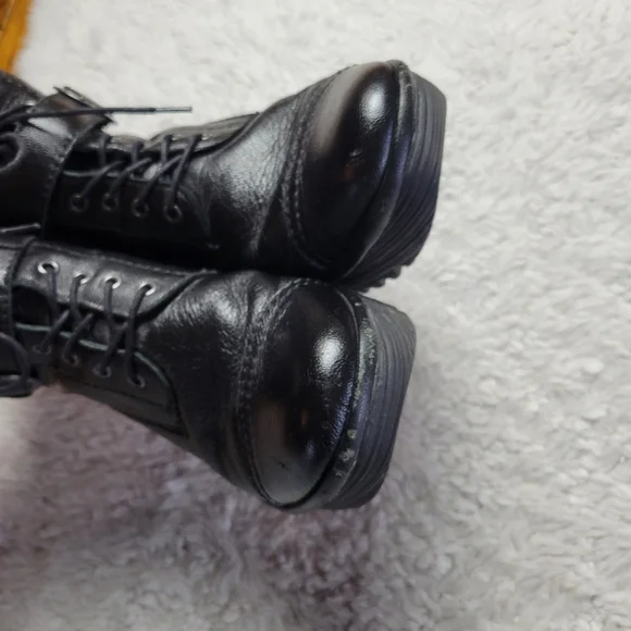 Fly London Yezi Leather Ankle Boots Women's 41 / US 10 Black - Picture 9 of 12